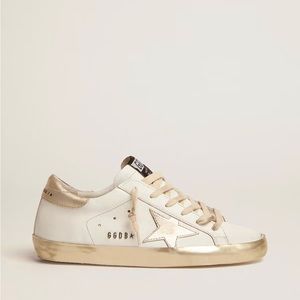 Golden Goose Superstar low top white/gold sneaker Size 37 ⭐️🪿